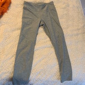 Outdoor voices blue/gray leggings 7/8 crop